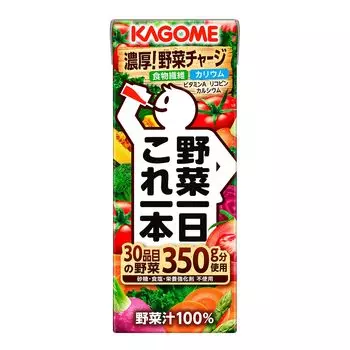 Kagome Vegetables One Day Одна бутылка 200 мл x 24 бутылки