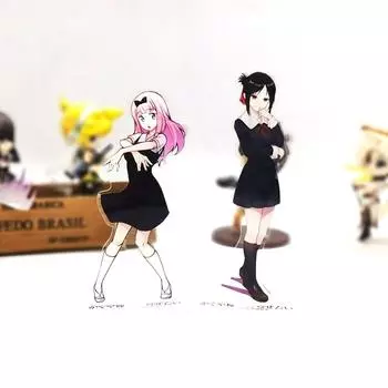 Kaguya sama Love is War Kokurasetai Tensaitachi no Renai Zunousen Shinomiya Chika акриловая подставка, игрушка-фигурка