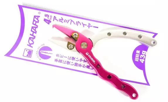 Kahara Алюминиевые плоскогубцы с разделенным кольцом Light Game 43 грамма 4,5 дюйма Stby (7460)