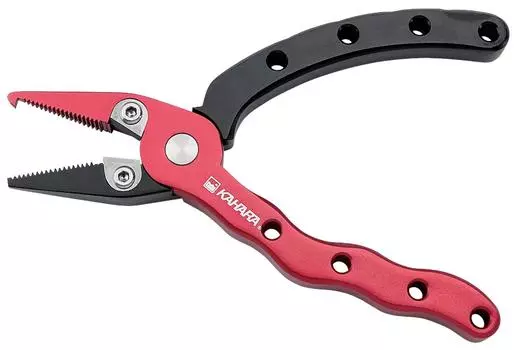 KAHARA JAPAN Aluminum Pliers Belt Holder 4.5inch & Black/Red