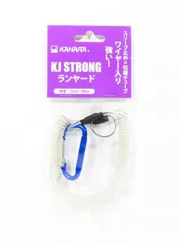 Kahara KJ Strong Пружинная спираль с карабином 25–90 см, прозрачный (9235)