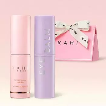 KAHI Набор Multi Balm 9 г + Mist Ampoule 120 мл – легкий уход за морщинами для сияющей кожи