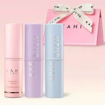 KAHI Специальный дорожный набор – трио бальзамов для ухода за морщинами, увлажнения и защиты от ультрафиолета