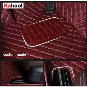 KAHOOL Пользовательские автомобильные коврики для Mitsubishi Pajero V73 V77 V93 V97 Автомобильные коврики для ног Coche Аксессуары 1998-2006 V73 V77