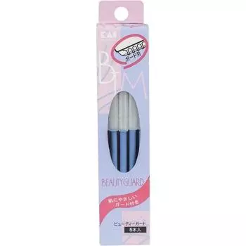 Kai Beauty Guard 5 штук BTMG-5F #Давно продаваемая L-образная бритва с защитой и лезвием из нержавеющей стали x 3 штуки