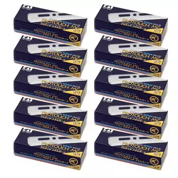 Kai Captain Titanium Mild Pro Touch Металлический защитный кожух 15 мм x 10 Профессиональное использование Корпорация - штуки, [Бритвы Kai]