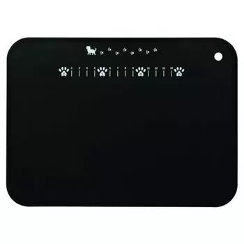 KAI Cat Soft Cutting Board Nyammy Black Made in Japan AP5180