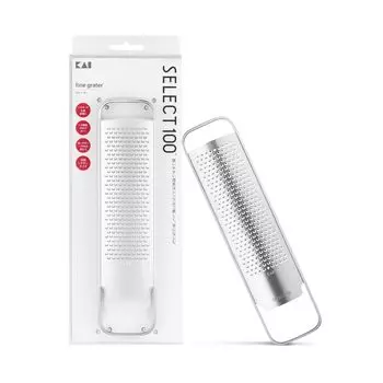 KAI Cheese Grater SELECT100 Grater Garlic Spatula with Cover DH3149