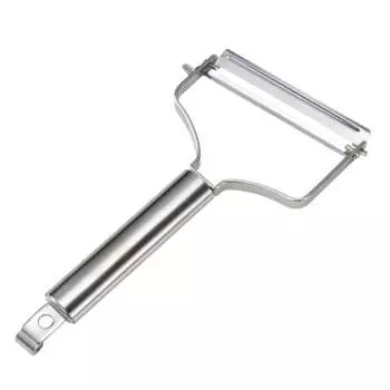 Kai Corporation Cabbage Shredder Easy Diagonal Blade Stainless Steel Wide Peeler Dishwasher Safe KAI KITCHEN Silver Made in Japan DH8169