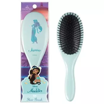 Kai Corporation Hairbrush Disney Princess Jasmine Disney Poly Hair Brush Comfortable for Hair and Scalp L KK2107 синий