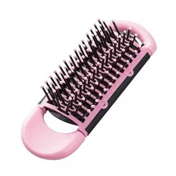 KAI Hair Brush Self-Cleaning Brush Compact Portable Foldable KQ3174