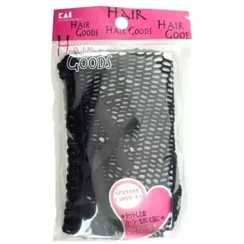 Kai Hair Goods Hair Net Black (with Ribbon) HA3045