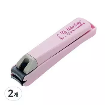 Щипчики для ногтей Kai Hello Kitty маленькие, разноцветные, 2 шт., популярный персонаж в Корее