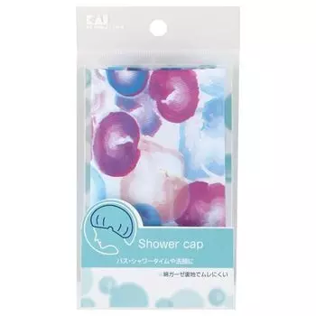 Kai HL0183 Шапочка для душа марлевая (хлопковая подкладка)