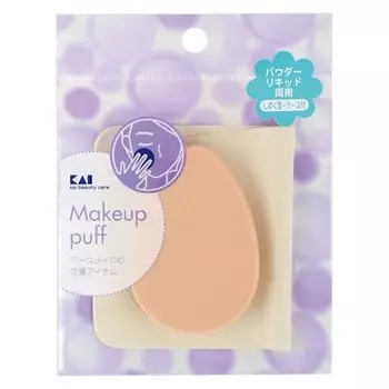 Kai HL0355 Liquid Foundation Puff Drop Shape