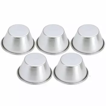 KAI Jelly Mold Silver 7EE.5cm Made in Japan DL6237 (Set of 5)