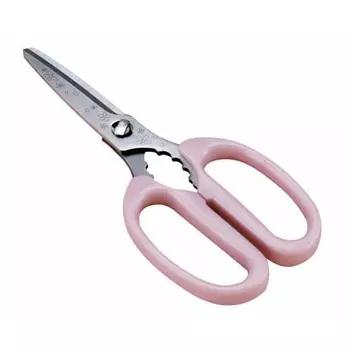 Kai KAI Kitchen Scissors Pink Approximately Width 16 x Depth 7 x Height 1cm Sekimagorokuzakura Made in Japan Dishwasher Safe 387810