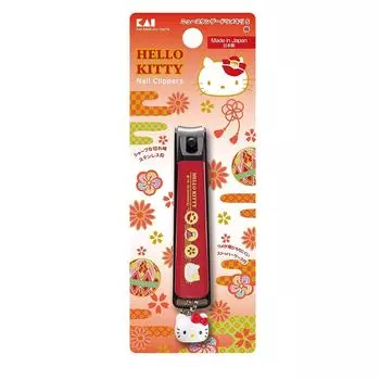 Kai KAI Kitty Japanese Style New Standard S Camellia Curved Blade Nail Clipper Made in Japan KK2537