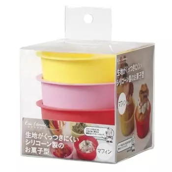 Kai KAI Muffin Mold Kai House Select Silicone Cups 3 Pieces DL6243