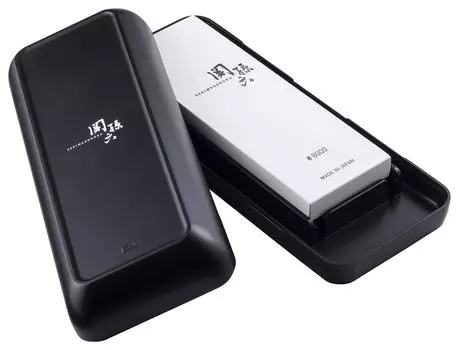 Kai KAI Seki Magoroku Super Finishing Whetstone Knife Sharpener Storage Case Included Made in Japan AP0333 #8000