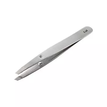 Kai KAI Solid Catch Пинцет с наклонным пинцетом, в комплекте с колпачком Mayu KQ3215 серебряный