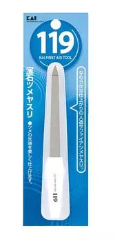Kai KF1012 119 пилочка для ногтей с драгоценными камнями унисекс руки ноги 1 шт смола (х 1) белый