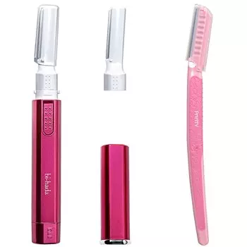 Kai Ompa Face Shaver L Holder электрическая бритва для бритья волос и бровей сменные лезвия 1 бритва для чувствительной кожи L-образная Bi-hada женская (2 + Набор)