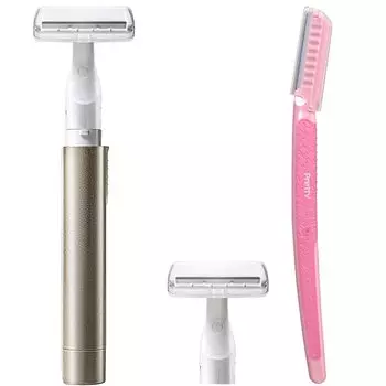 Kai ompa face shaver T holder электробритва бритва для бритья пушистых волос бритья бровей сменные лезвия 1 бритвенный набор для чувствительной кожи типа T 4 шт.