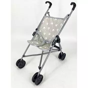 Kaibei Cuby Детский игровой домик Кукольная коляска с ручным приводом Складная игрушечная машинка Кукла Девочка Ходунки Подарок на день рождения 125 gray rabbit trolley (54cm high)