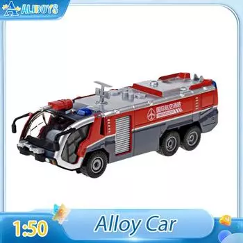 Kaidiwei Alloy Engineering Car Model Toy Vehicle Model Alloy Diecasthigh Pressure Water Gun Fire Truck Educational Children Gift