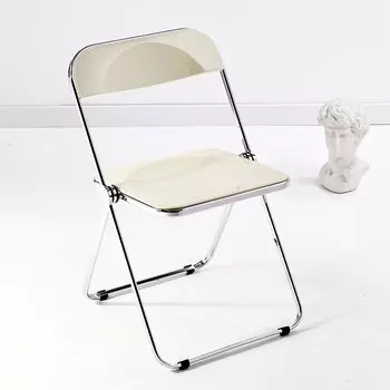 KAIHAOWIN Pipe Прозрачный складной прозрачный складной складной конференц-стол обеденный офисный стол экономящий место стул, стул, стул, стул, стильный,