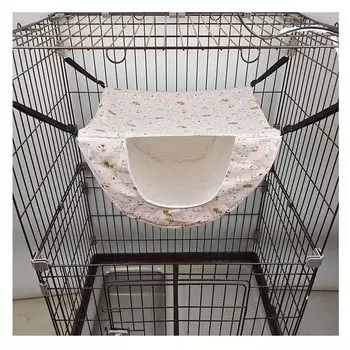 Kaijoy Cat Hammock Bed Pet Bed Разноцветный рисунок с изображением мелких животных Мягкий Популярный Прочный Стильный Дышащий Кресло Клетка Регулируемая веревка Кровать для домашних животных Гамак для кошек розовый