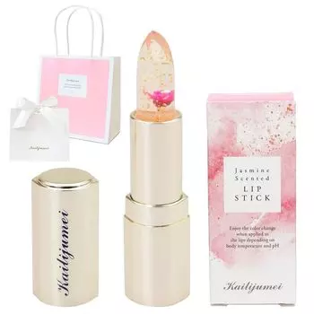 Kailijumei Flower Lip Tient Genuine Lip Magic color Lipstick с золотой пудрой Flower Lip Lip Balm Lipstick [np] [Возможна гравировка имени/упаковка]