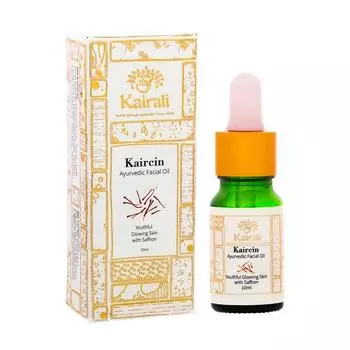 Каирцин: масло для кожи лица с Шафраном (10 мл), Kaircin Ayurvedic Facial Oil, Kairali 23.90625