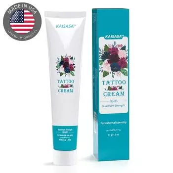 KAISASA Tattoo Cream Tattoo Care Cream Scalp Eyebrow Waxing SMP MTS Hairline Plasma Spot Relief Ointment 1.3oz Free Gift, 1 Piece