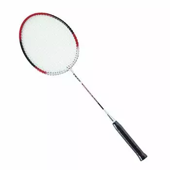 Ракетка для бадминтона KAISER из формованного карбона с чехлом для отдыха и семейного спорта, красная KW-931 красный
