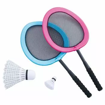 KAISER Big Badminton Set KW-591 Leisure Family Sports Racket Size: Approx. 310x33x660mm, Shuttle Size: LargeApprox. 150x195mm SmallApprox. 70x80mm