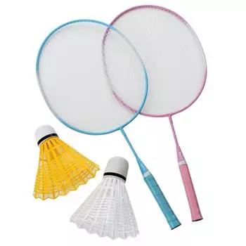 KAISER Jumbo Badminton Set KW-595 with Storage Case Leisure Family Sports Racket300 x 28 x 660mm Shuttle150 x 150 x 200mm
