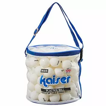 KAISER Table Tennis Ball 100P Set with Case for Practice KW-252
