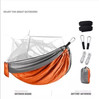 Kaisi открытый зашифрованный гамак с москитной сеткой, гамак для кемпинга с москитной сеткой, антимоскитный гамак для кемпинга 260x140CM
