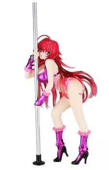 Kaitendo High School DxD Риас Гремори Pole Dance масштаб ПВХ окрашенная готовая фигурка вер.. ~Фиолетовый цвет~ 1/7 чёрный