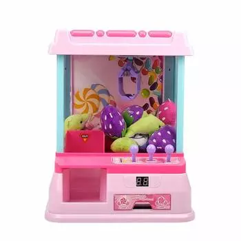 kaitou UFO Catcher Crane Game Toy Body Home Game Center Настольная игрушка Hobby Catcher с BGM LED и (розовый) [Элемент] розовый