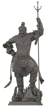 Kaiyodo Art Pla ART PLA Статуя Четырех Небесных Королей Хиромокутэн Высота 160 мм Неокрашенная Несобранная Пластиковая Модель Набор AP013 приблизительно. Немасштабируемый