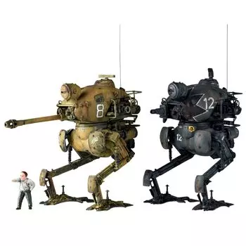 Kaiyodo Artpla ARTPLA Maschinen Krieger Pacrete Victor Scale неокрашенная пластиковая модель комплект [длинный ствол/короткий ствол] и 1/35