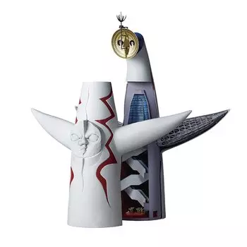 KAIYODO ARTPLA Башня Солнца масштабная неокрашенная несобранная пластиковая модель набор 1/200
