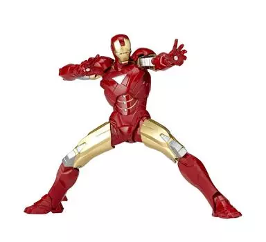 Kaiyodo Micro Yamaguchi Revol Mini Iron Man 2 Iron Man Mark 6 115 мм окрашенная подвижная фигурка приблизительно. АБС и ПВХ rm-003