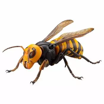 Kaiyodo Rebogio Giant Hornet Общая длина приблизительно 180 мм ПВХ ABS окрашенная подвижная фигурка перепродажа RG004S &