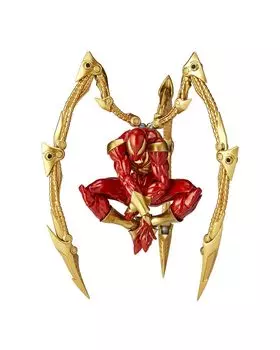 Kaiyodo Revoltech Amazing Yamaguchi Iron Spider Высота 160 мм, окрашенная подвижная фигурка, приблизительная. ПВХ и АБС без масштаба