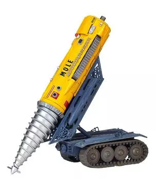 Kaiyodo Revoltech Thunderbird Jet Mole 180 мм окрашенная подвижная фигурка [Ранняя модель] Прибл.. АБС и ПВХ RR-002