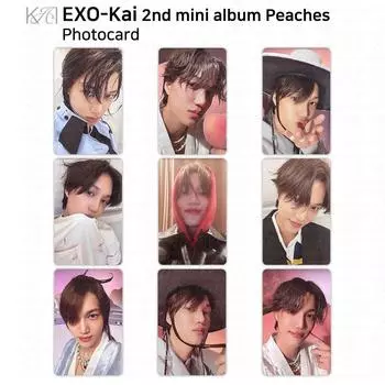 Кай из 2-го мини-альбома EXO Peaches Официальная фотокарта Фотокарта K-POP KPOP #02 - ver. Kisses